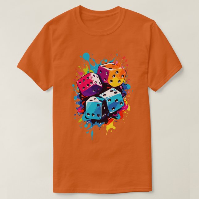 Dice Vintage T-Shirt (Design Front)