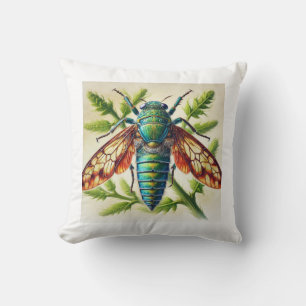 Diceratura Insect Dorsal View 060824IREF238 - Wate Cushion