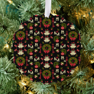 Dickens Victorian Classic Vintage Christmas Tree Decoration Card