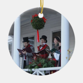 Dickensian Carolers Ceramic Tree Decoration