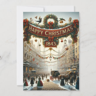 Dickensian Inspired ‘Happy Christmas’ Cards