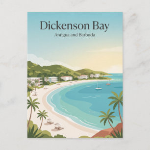 Dickenson Bay Antigua and Barbuda Postcard