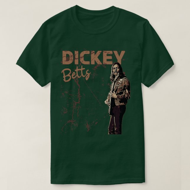 Dickey betts Brown Vintage 70s T-Shirt (Design Front)