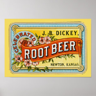Dickey's Vintage Root Beer Ad - Print