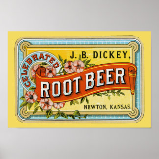 Dickey's Vintage Root Beer Ad - Print