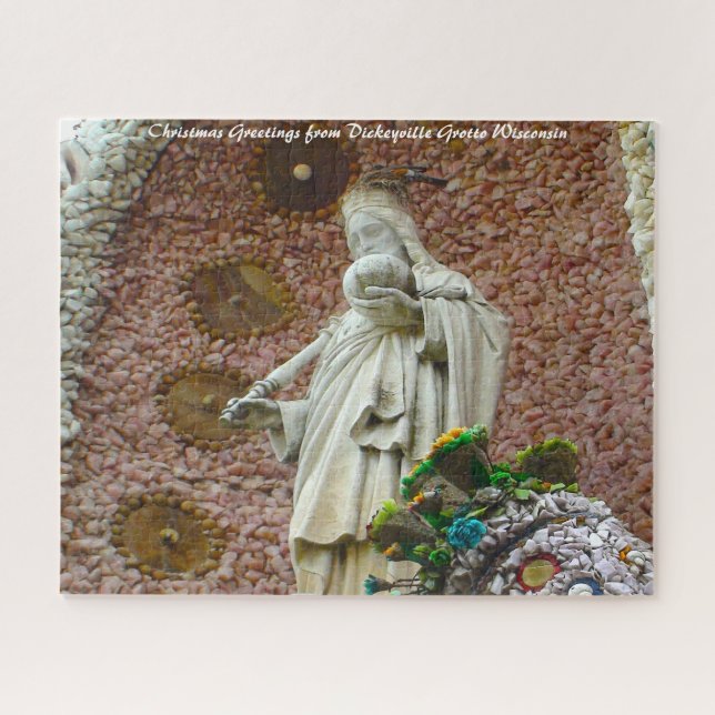 Dickeyville Grotto Wisconsin.Christmas Greetings J Jigsaw Puzzle (Horizontal)