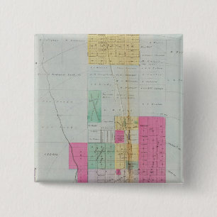 Dickinson County, Kansas 15 Cm Square Badge