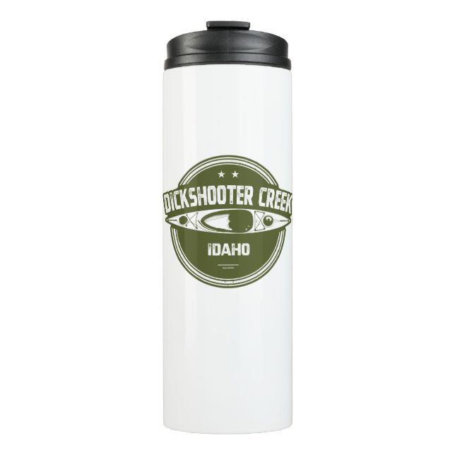 Dickshooter Creek Idaho Kayaking Thermal Tumbler (Front)