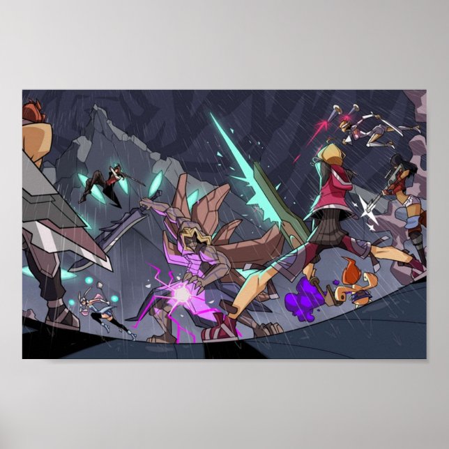 Dickson battle  Xenoblade Chronicles Poster (Front)