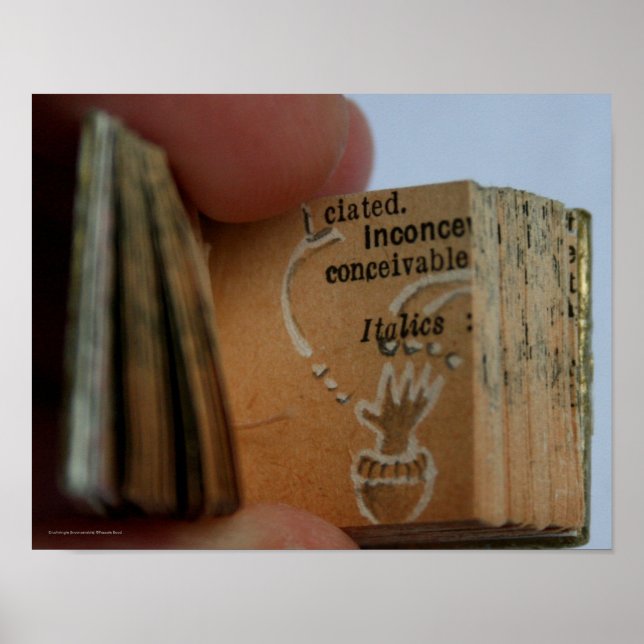DicofrAngle Miniature Book Hand Drawing Poster (Front)