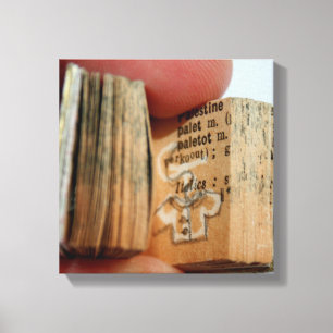 DicofrAngle Miniature Book Jacket Drawing Canvas