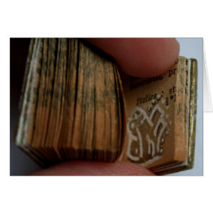 DicofrAngle Miniature Book untitled Drawing Card