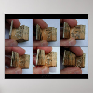 DicofrAngle Miniature Book with Drawings Poster