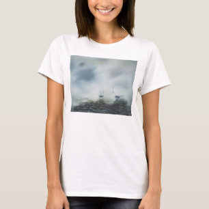 Dicovery a clearing in the sea mist Captain T-Shirt