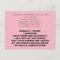 Dictator Trump Checks and Balances Resistance