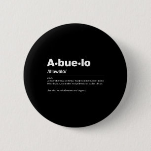Dictionary Definition Fathers Day Gift Grandpa Abu 6 Cm Round Badge