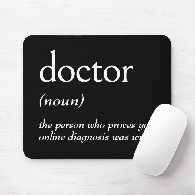 Dictionary Definition For DOCTOR Mouse Pad (With Mouse)
