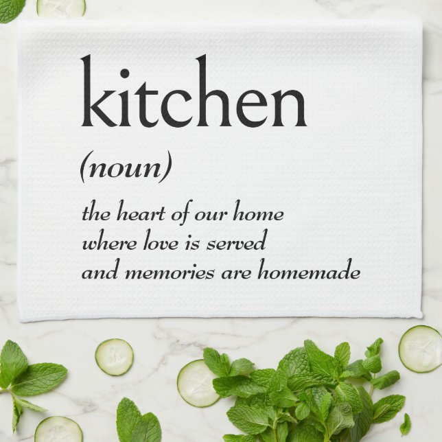 Dictionary Definition For KITCHEN Tea Towel (Folded)