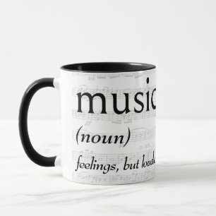 Dictionary Definition for MUSIC Mug