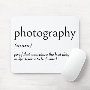 Dictionary Definition For PHOTOGRAPHY Mouse Pad