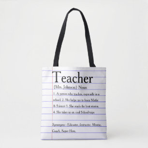Dictionary teacher tote bag. Reasons you love Bag