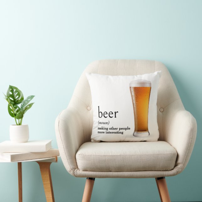 Dictionary's Definition of BEER Cushion (Chair)