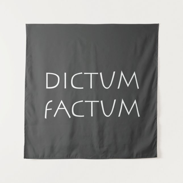 Dictum factum tapestry (Front)