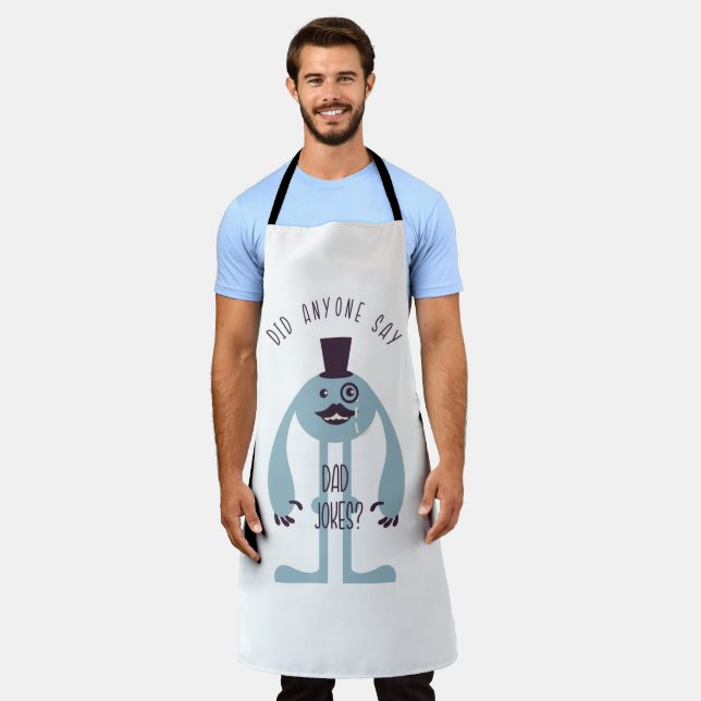 Did Anyone Say Dad Joke Apron Father’s Day (Worn)