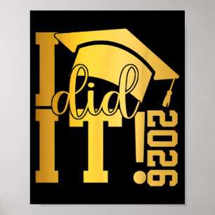 Did graduation 2026 graduate class of 2025 senior poster