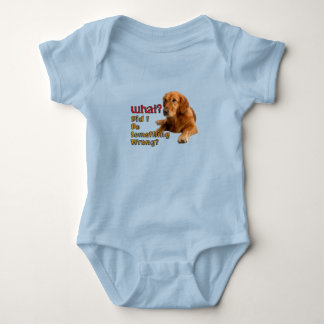 Did I Do Something Wrong Super Cute Dog Design Baby Bodysuit