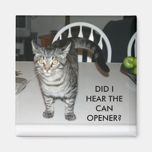 DID I HEAR THE CAN OPENER? MAGNET (Front)