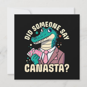 Did Someone Say Canasta Invitation