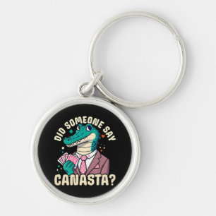 Did Someone Say Canasta Key Ring
