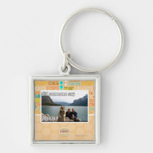 Did someone say cheeze? key ring