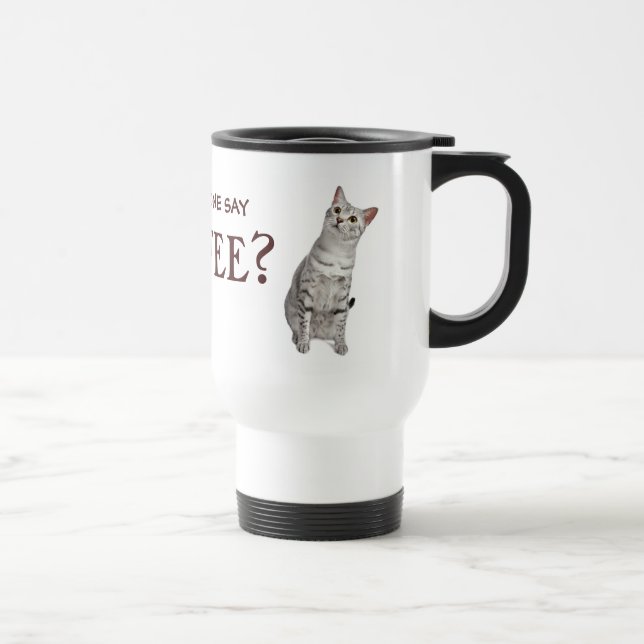 Did someone say coffee? Cat mug (Right)
