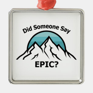 Did Someone Say Epic? Metal Tree Decoration