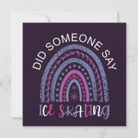 Did Someone Say Ice Skating