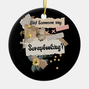 Did Someone Say Scrapbooking Lovers Paper Arts Hob Ceramic Tree Decoration