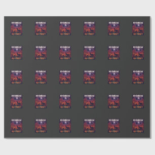 Did Someone Say Treat Halloween Alpaca Witch Moon Wrapping Paper