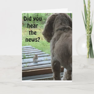 DID U HEAR THE NEWS? YOU ARE TURNING 30 BIRTHDAY CARD