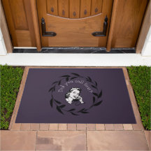 Did You Call First? Funny Custom Retro Door Mat