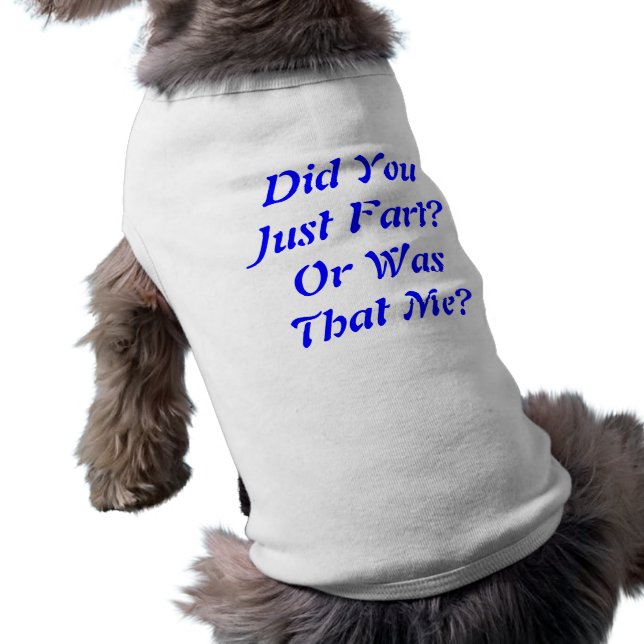 Did You Just Fart Or Was That Me Shirt (Back)
