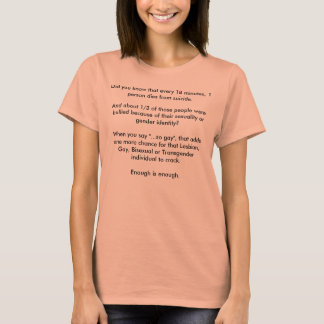 Did you know that every 18 minutes, 1 person di... T-Shirt
