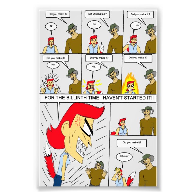 Did you make it? photo print (Front)