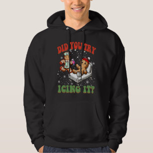 Did You Try Icing It Funny Christmas Nurse Squad Hoodie