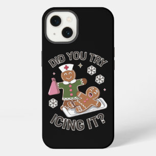 Did You Try Icing It School Nurse Christmas PICU iPhone 13 Case