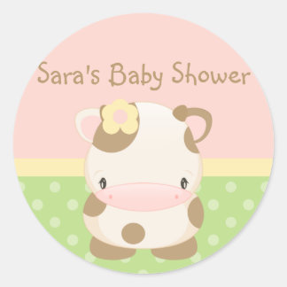 Diddles Farm Moo-Cow Baby Shower-Envelope Seal