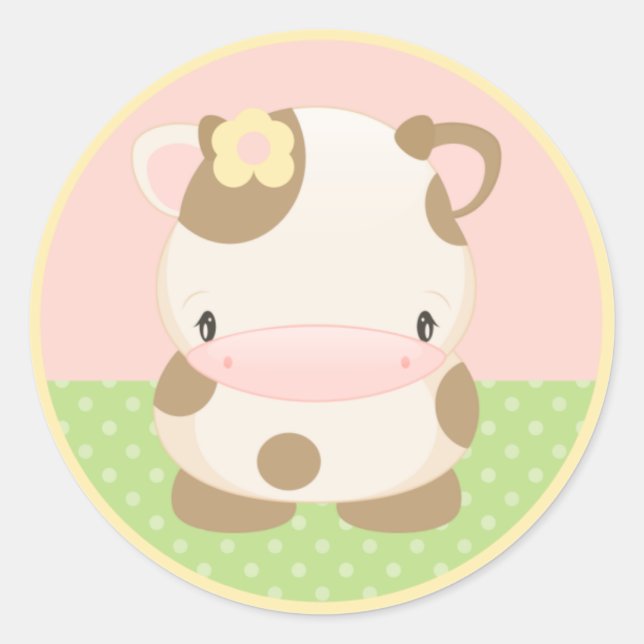 Diddles Farm Moo-Cow Sticker (Front)