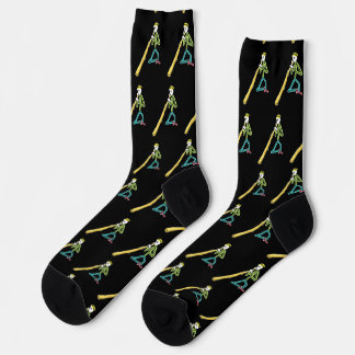 Didgeridoo Stickman Socks