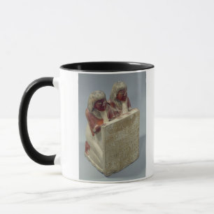 Didi and Pendua offering a hymn to the sun god Re, Mug